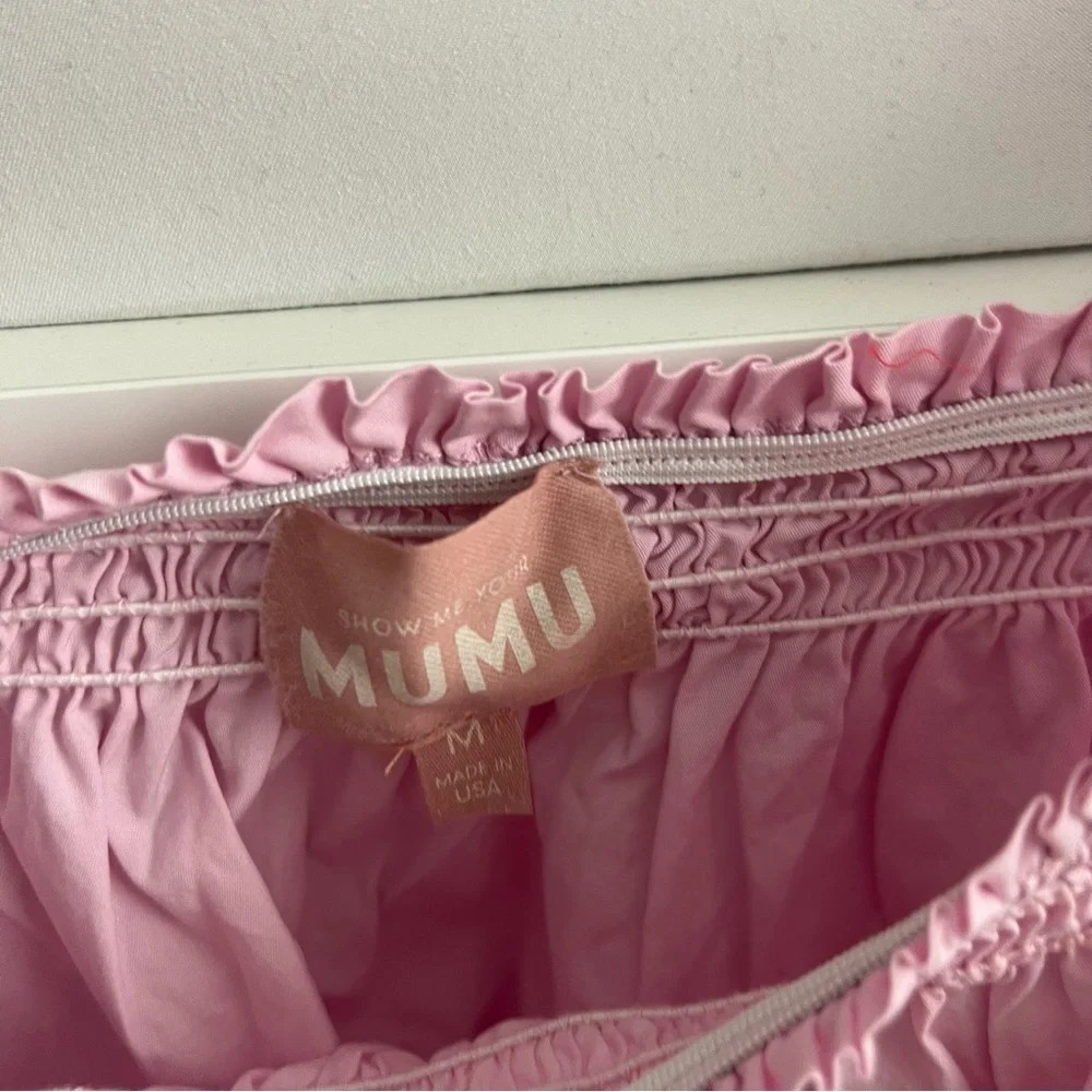 Show Me Your Mumu Annalynne Mini Dress Petal Pink - Picture 8 of 9